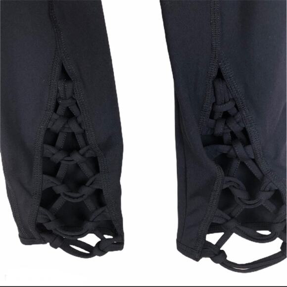 Free People Movement Kali Cropped Leggings Black XS - Picture 4 of 7